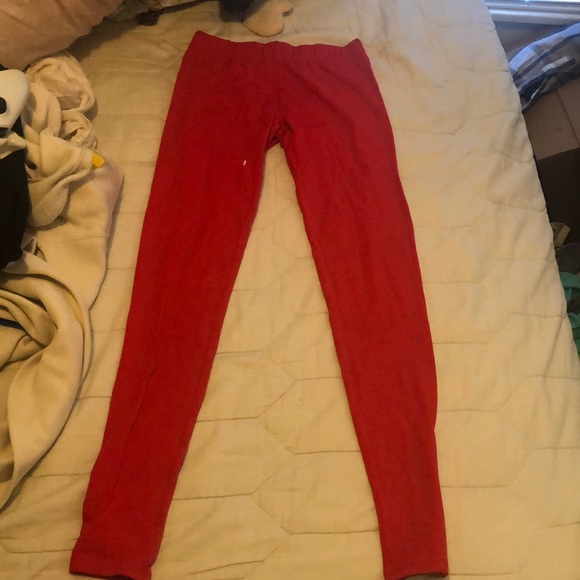 Red Leggings from Walmart - Picture 1 of 3